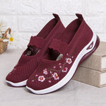 Tênis Feminino Floral Confortável sem Cadarço