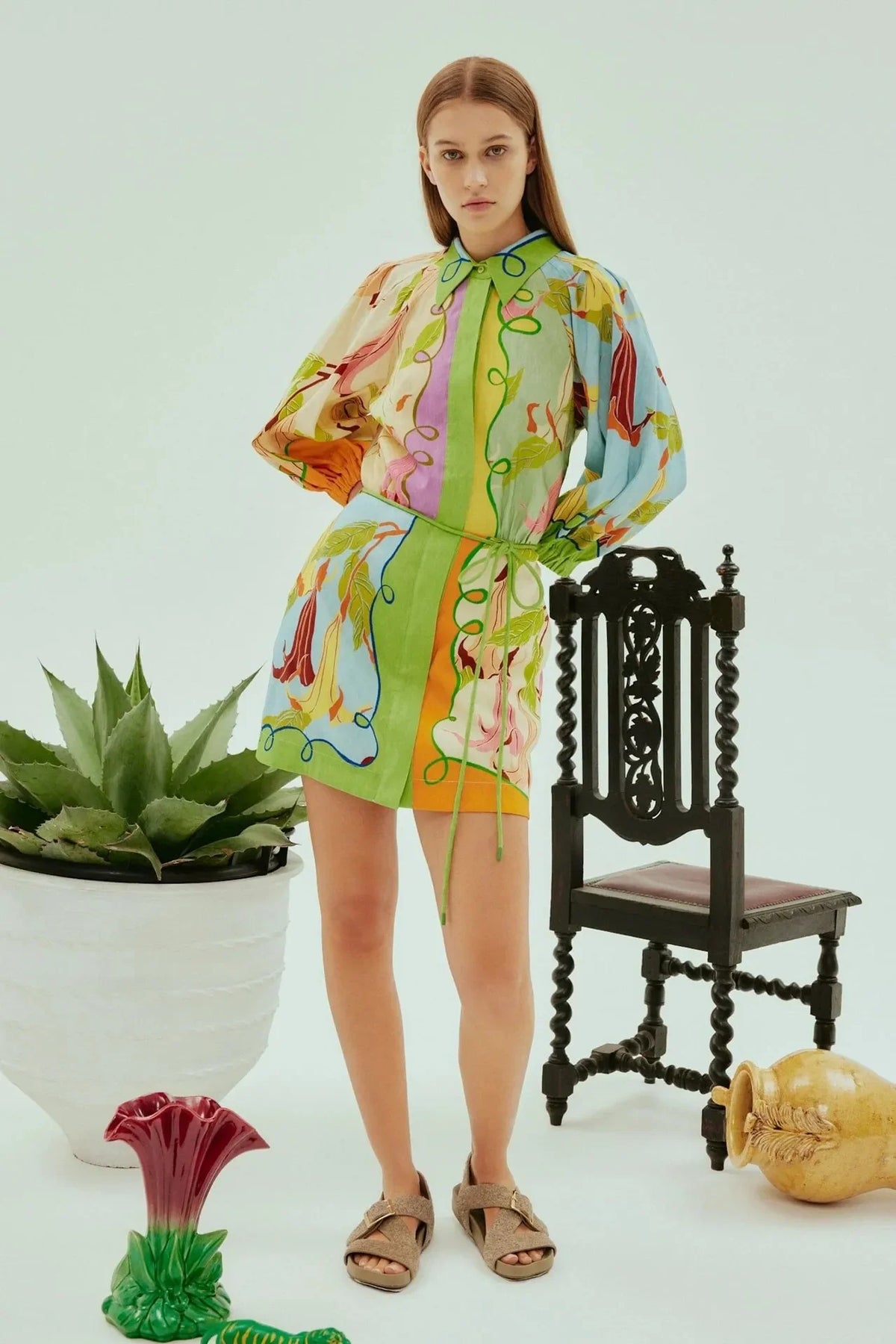 Vestido de Linho Aloha