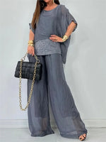 Conjunto Adriana | Conjunto Feminino com Estilo e Brilho Casual