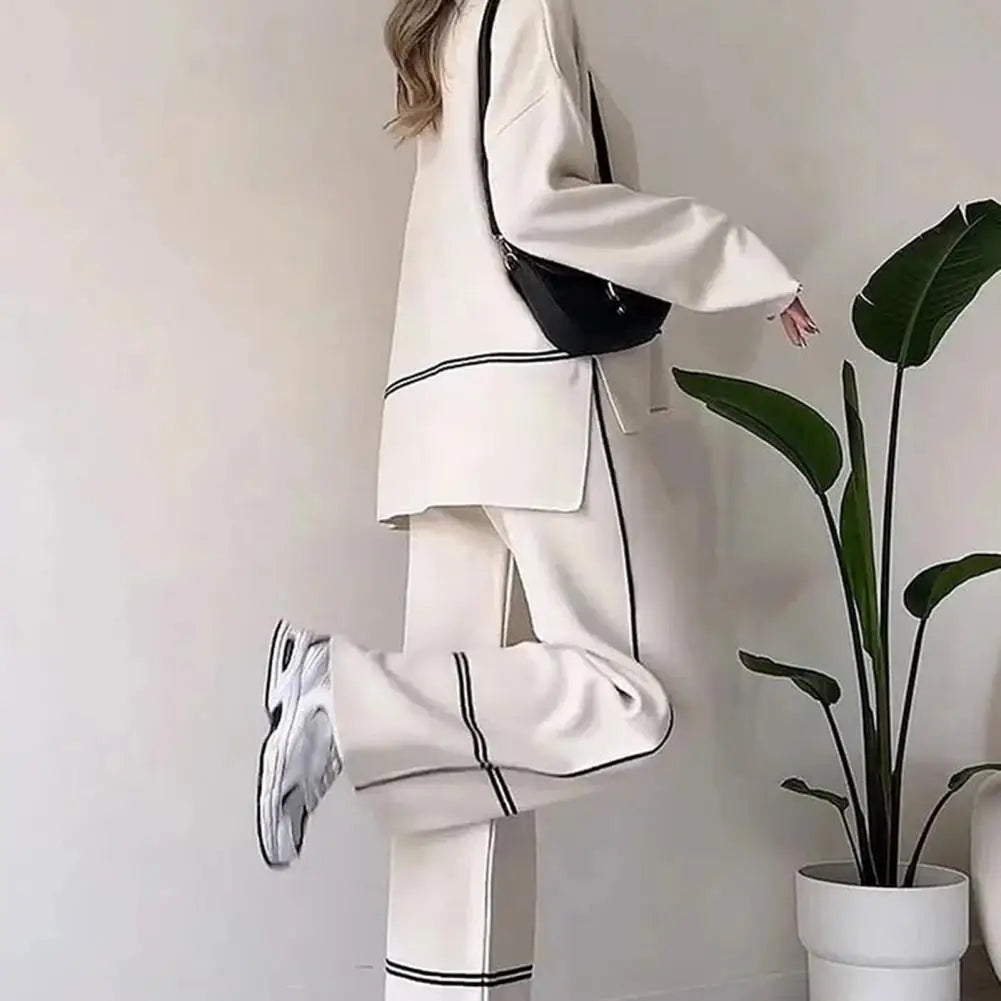 Conjunto de Lã Gola Alta