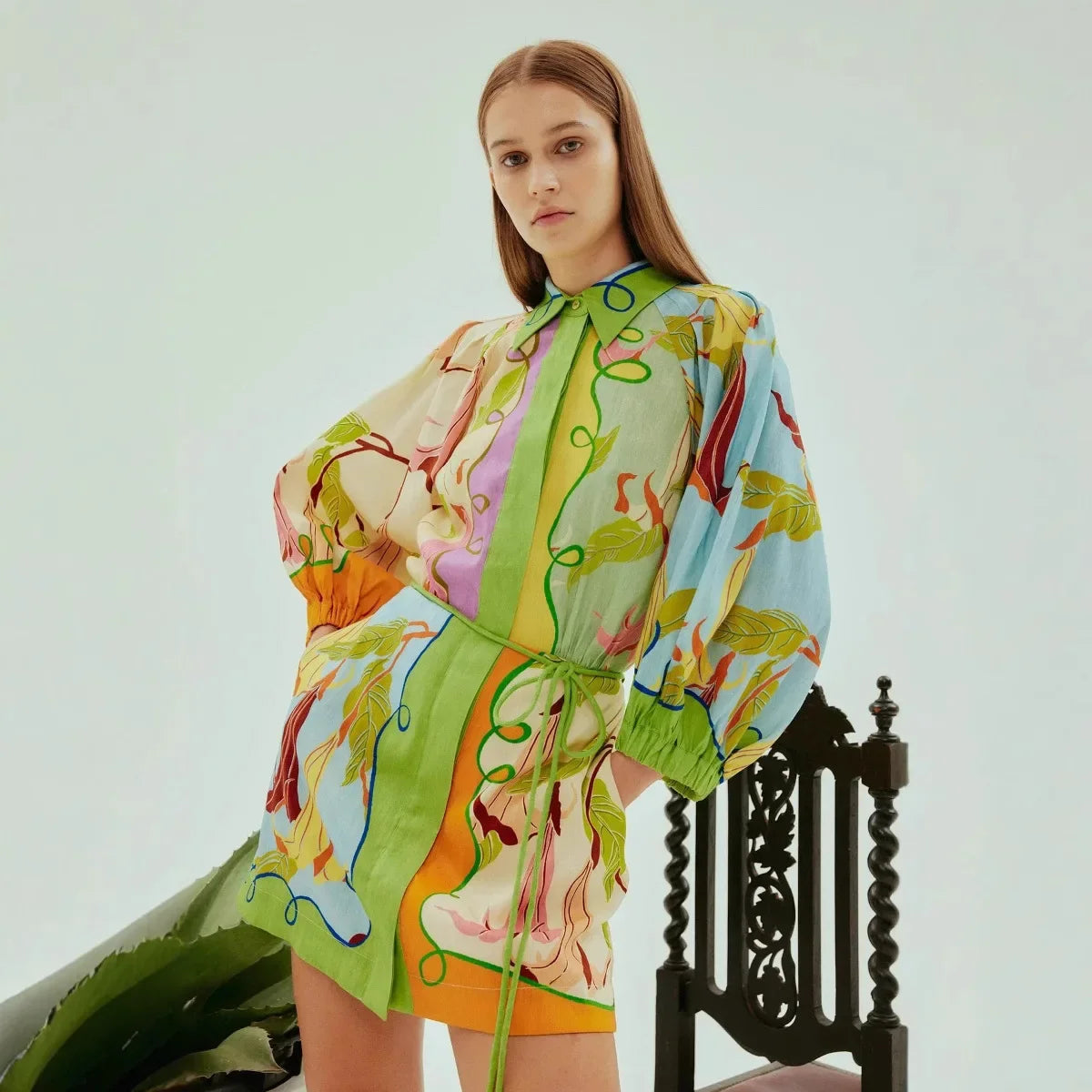 Vestido de Linho Aloha