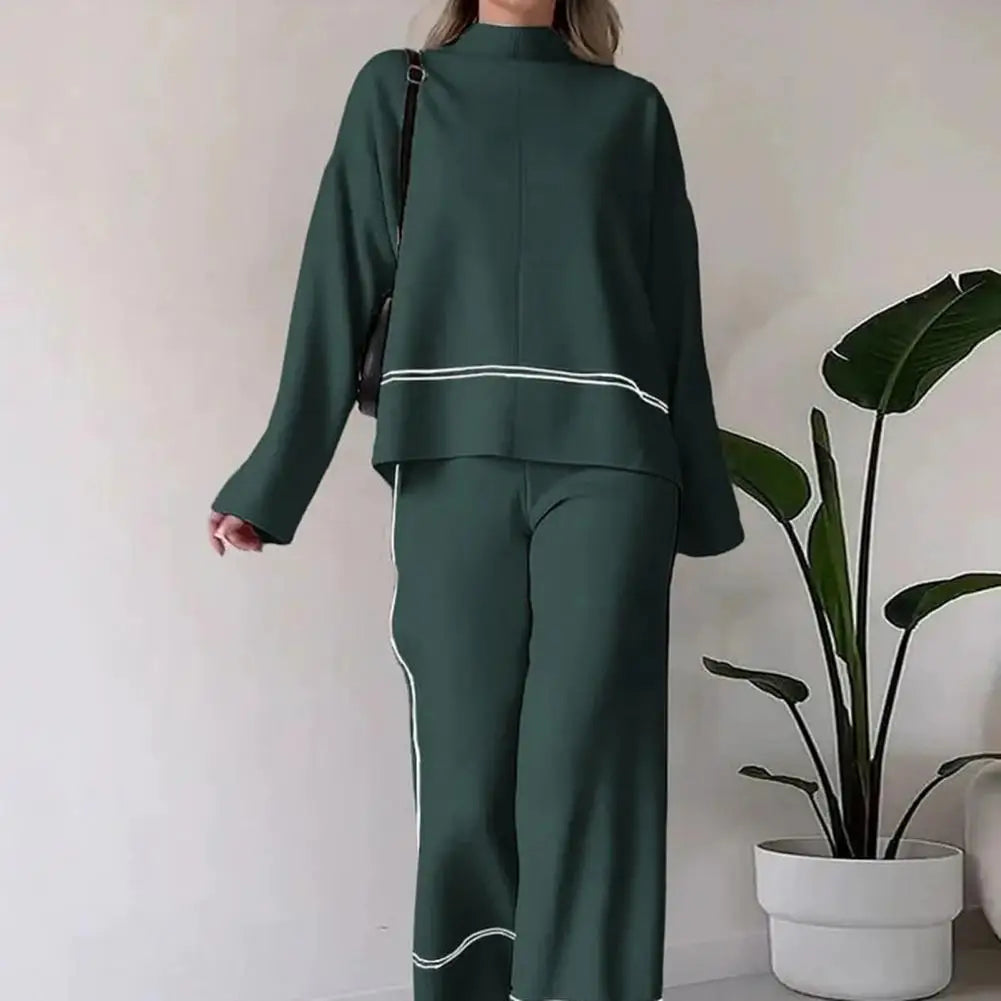 Conjunto de Lã Gola Alta