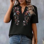 Blusa Bordada Cecília