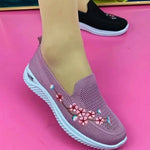 Tênis Feminino Floral Confortável Antiderrapante