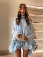 Vestido Boho Céu Azul