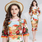 Vestido Floral Elegância Boho
