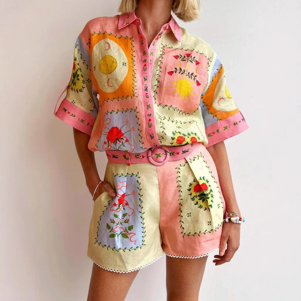 Conjunto de Linho Florence