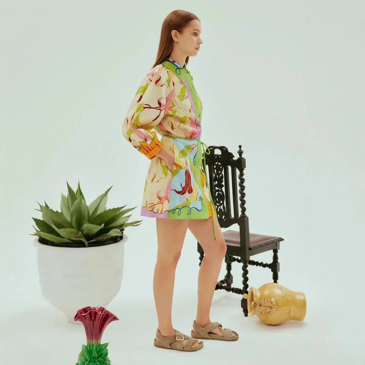 Vestido de Linho Aloha