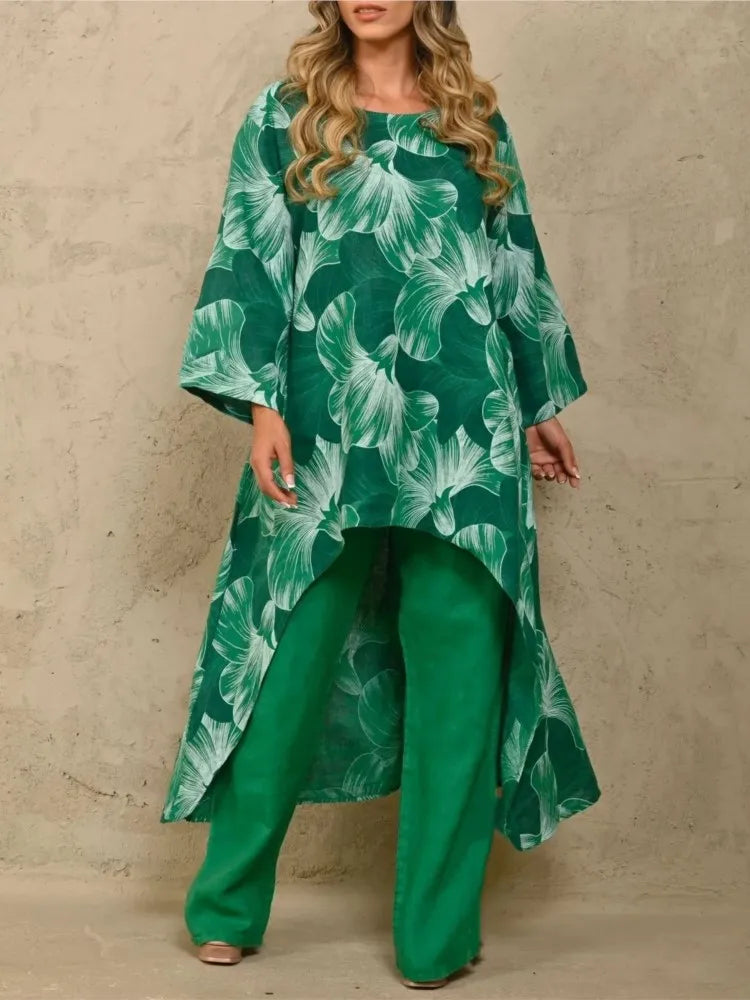 Conjunto Daisy | Conjunto Casual Feminino com Estampa Floral