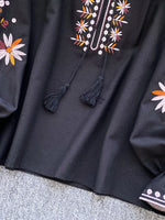 Bata Bordada Floral Feminina - Delicada e Elegante | MIZZY