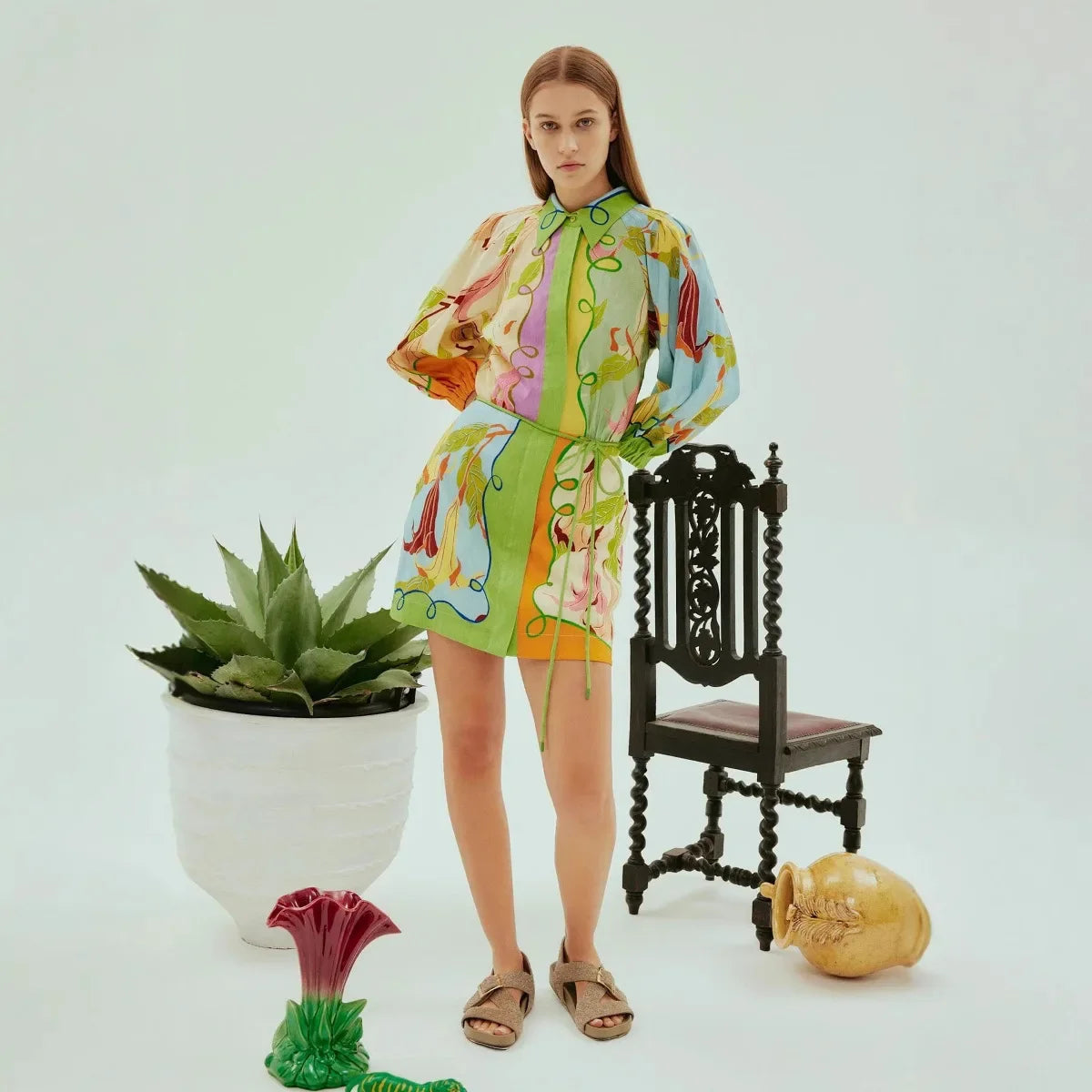 Vestido de Linho Aloha