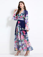 Vestido Longo Floral Beatrice