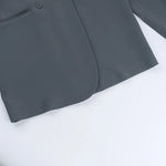 Blazer com Cinto de Flor