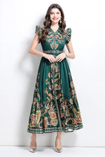 Vestido Longo com Cinto Celestina