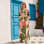 Vestido Kaftan Tropical