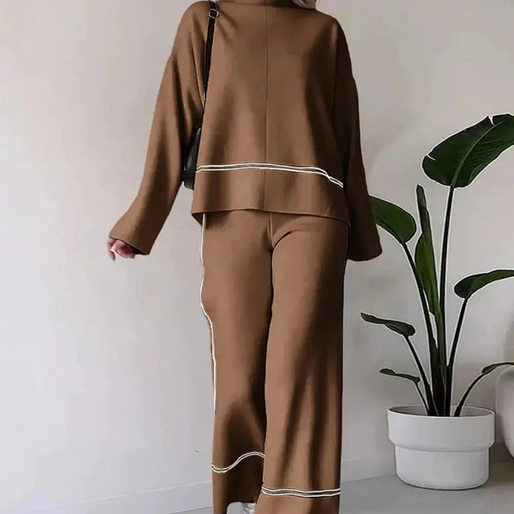 Conjunto de Lã Gola Alta