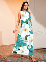 Vestido Longo Celeste