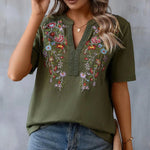 Blusa Bordada Cecília