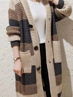 Casaco Feminino de Tricô Manga Longa