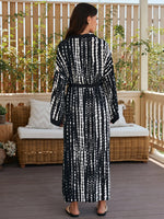 Kimono Luxo Preto e Branco
