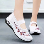 Tênis Feminino Floral Confortável sem Cadarço