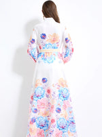 Vestido Longo com Cinto Betina