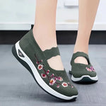 Tênis Feminino Floral Confortável sem Cadarço