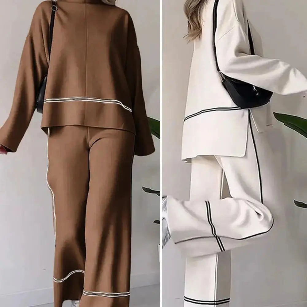 Conjunto de Lã Gola Alta
