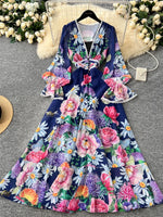 Vestido Longo Floral Beatrice