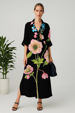 Chemise Longa Floral - Estilo e Elegância | MIZZY