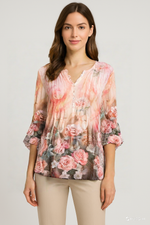 Blusa Manuela com Estampa Floral